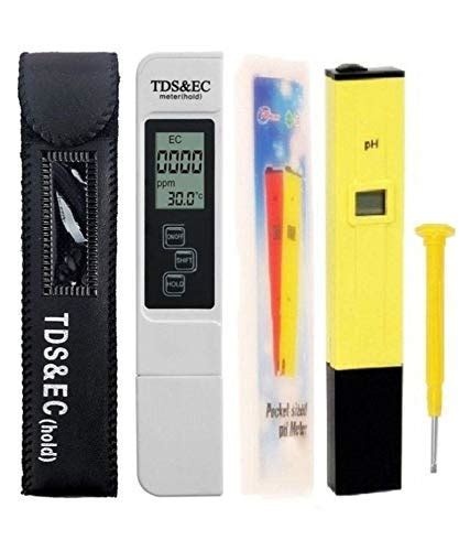 CPEX PH and TDS & EC Meter Combo, 0.05ph High Accuracy Pen Type pH ...