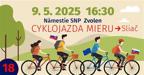 ZV / CYKLOJAZDA MIERU – SLOVENSKO JE EURÓPA!, Námestie SNP, 960 01 ...