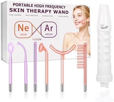 Skin Therapy Wand - Portable Skin Therapy Machine with 6 Glass Tubes ...
