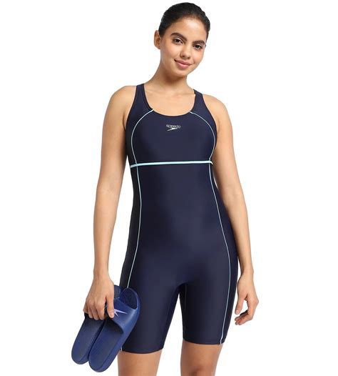 Buy Speedo Classic Reacerback Legsuit Truenavy-Marine-Blue Swimwear ...