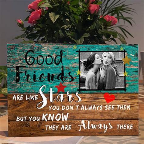 Personalised Best Friend Gift Good Friends Like Stars | Etsy