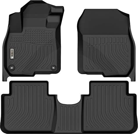 Black Floor Mats Replacement for Liners Honda CR-V 5th CRV 2017-2022 ...