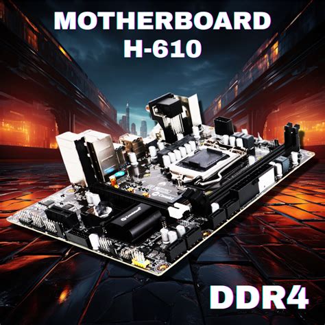 Consistent H610 DDR4 Motherboard Support 12th Gen.(LGA 1700), DDR4 320 ...