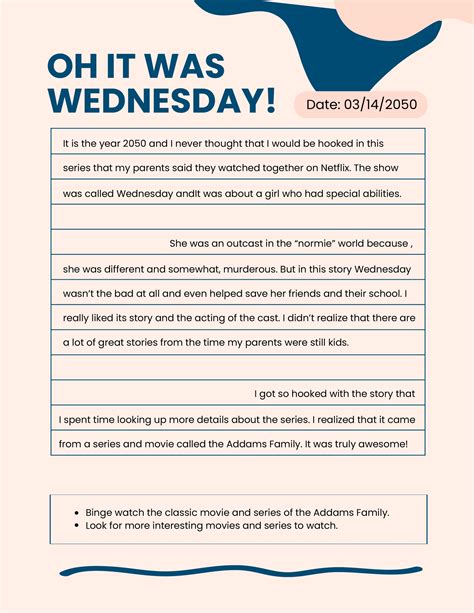 Image result for Diary Page Example