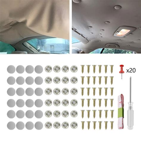 Car Interior Roof Headliner Repair Kit Fasteners For Volvo, 48% OFF