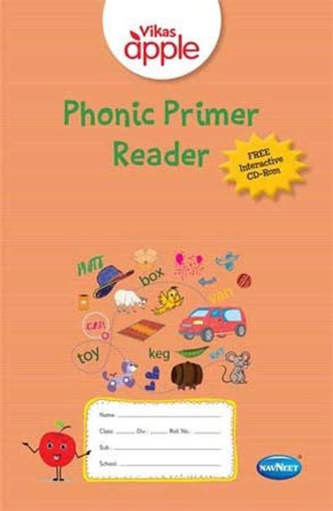 Apple Phonic Primer Reader (W.VCD) SR.K.G. |English| Pre School Book ...