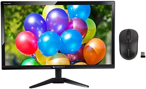 ZEBRONICS A22FHD LED 54.6cm (21.5") 1920x1080 FHD Resolution Monitor ...