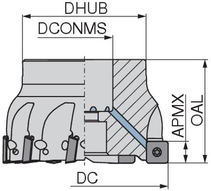 MaxiMill – 490-09 Shell mill | CERATIZIT