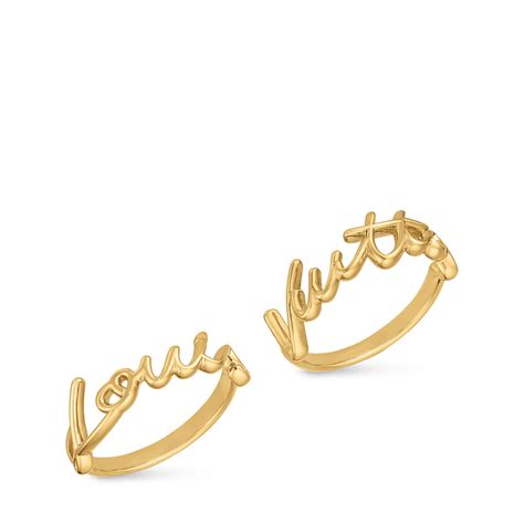 LV Script Ring Set . - Fashion Jewellery | Louis Vuitton India