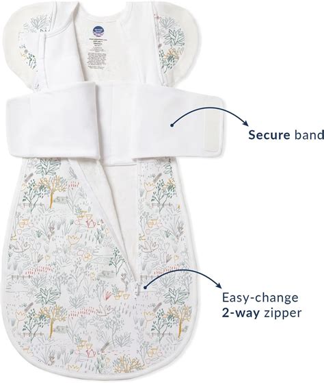 Nested Bean Zen One - Gently Weighted Swaddle, Baby: 3-6 Months, 11-16 ...