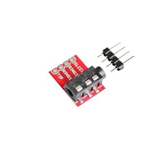 Generic Audio Jack Module for Arduino with TRRS Connector in Red ...