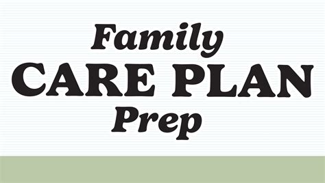 MCCS Family Care Plan Prep