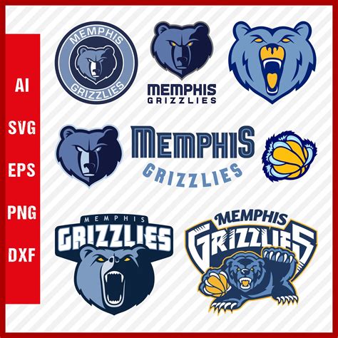 Memphis Grizzlies Logo SVG, Grizzlies SVG Cut Files PNG Logo - Inspire ...