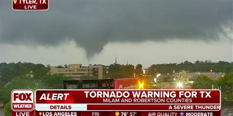 Tornado captured forming live on television in Tyler, Texas | Fox Weather
