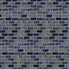 Waves Beach Haven 10-in x 10-in Iridescent Glass Mixed Pattern Floor ...