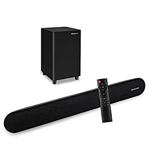 2.1 Sound Bar TV Soundbar with Wireless Subwoofer 28inch 140W Sound Bar ...
