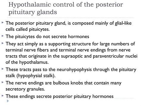 Hormones Released by Pituitary Gland | PPT