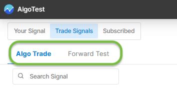 Trade Signals | AlgoTest
