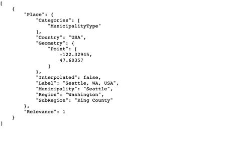 Image result for Amazon Location Service API Key Example
