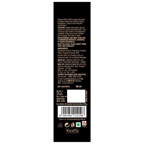 Vanesa Shero Eau De Parfum | Long Lasting Fragrance Perfume | Skin Fri