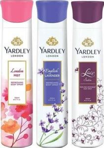 Yardley London London English Lavender,London Mist & lace Deodorant ...