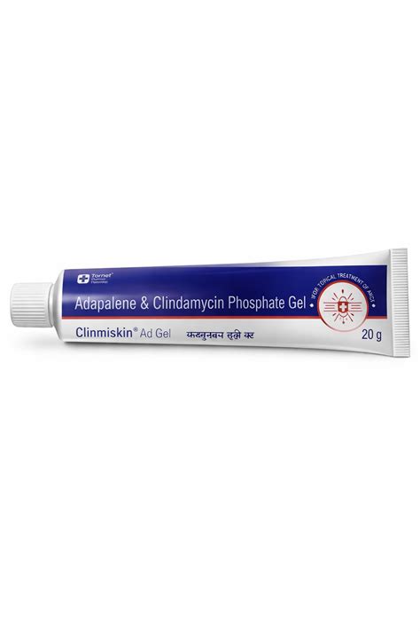 Clinmiskin AD Gel – Adapalene 0.1% & Clindamycin Phosphate Gel for Acne ...
