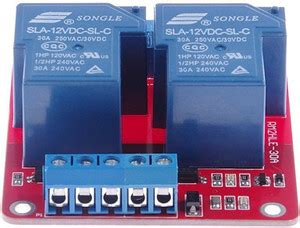 Ihc XINY DC 12V SLA-12VDC-SL-C DC 12V / AC 250V 30A dual relay module ...