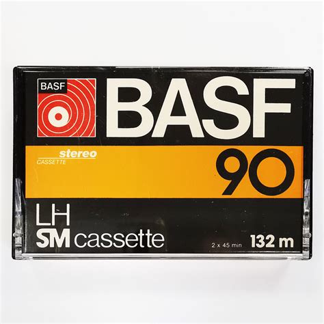 BASF LH90 (1979-80) ferric blank audio cassette tapes - Retro Style Media