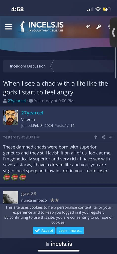 1. There is no such thing as a chad. 2. That mindset will get you nowhere right quick! : r ...