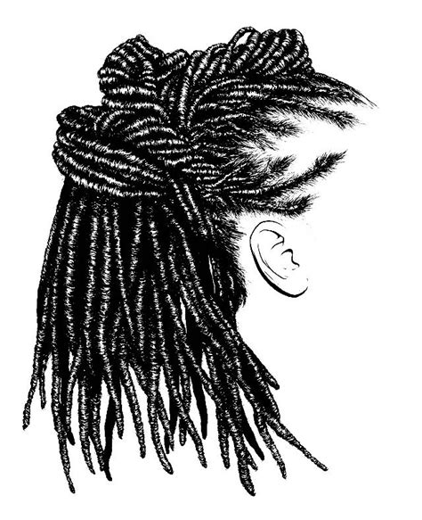 Image result for Dreadlock Drawing Tutorial