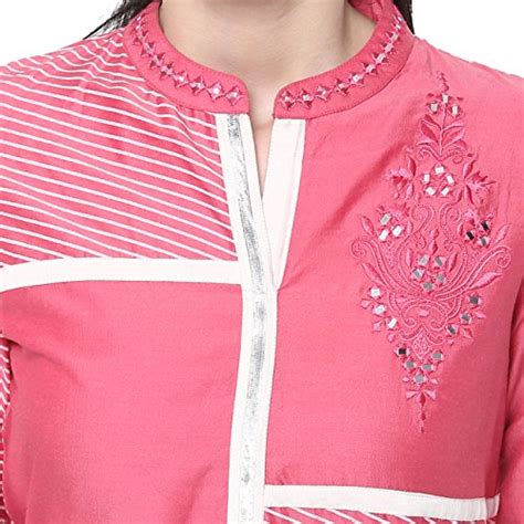 Buy Trishaa by Pantaloons Women's Chanderi Straight Churidar ...