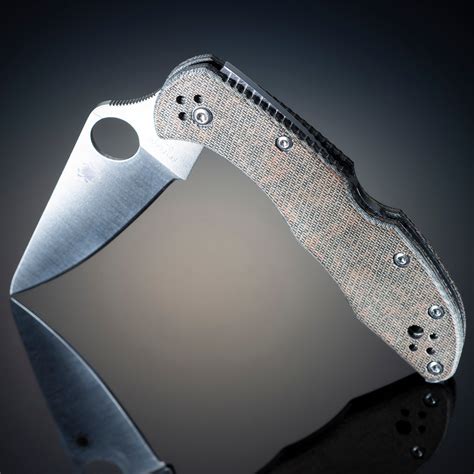 Spyderco Delica 4 Micarta Scales