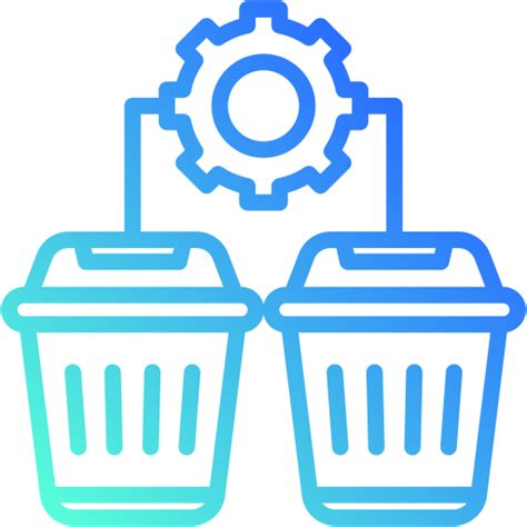 Waste management Generic gradient outline icon | Freepik