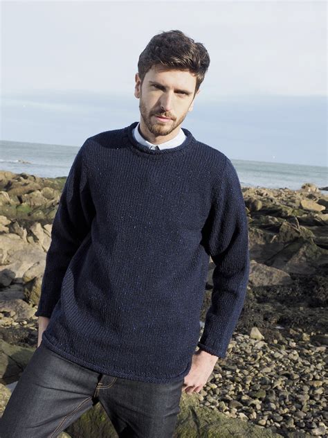 Mens Donegal Wool Sweater - Celtic Knitwear Company