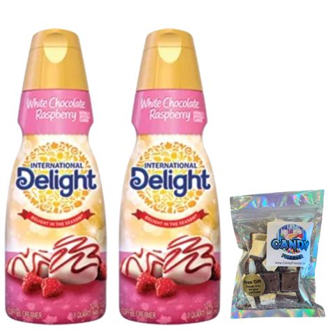2 Pack International Delight White Chocolate Raspberry Liquid Coffee ...