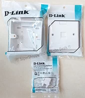 D-Link RJ45 CAT6E LAN Network Keystone Jack Combo