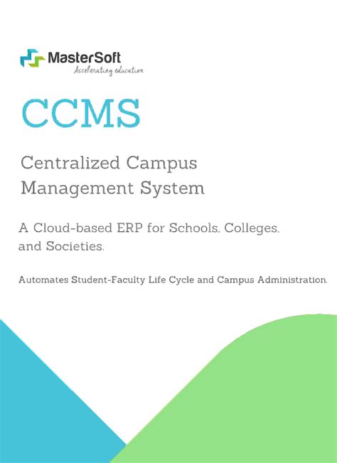 CCMS - Centralized Campus Management System Software for University ...