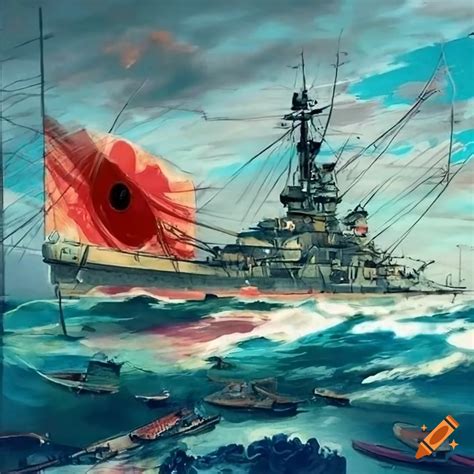 Japanese warships, planes, and tanks during world war ii