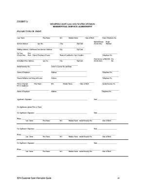 Residential Service Agreement 2014-2026 - Fill and Sign Printable ...
