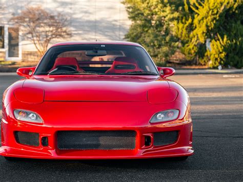 Download wallpaper 1600x1200 mazda rx-7, mazda, car, red standard 4:3 ...