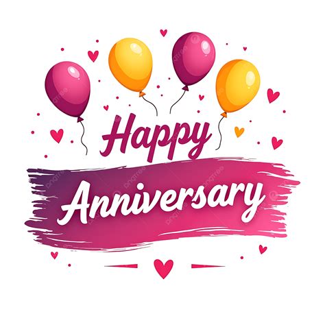 Happy Anniversary Text Clipart Lettering For Greeting Cards, Happy ...