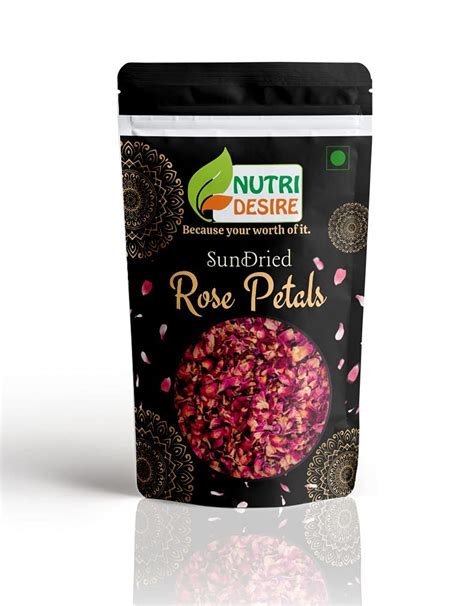 Nutri Desire Sun Dried Rose Petals- 400 GMS. (Gulab Patti ) : Amazon.in ...