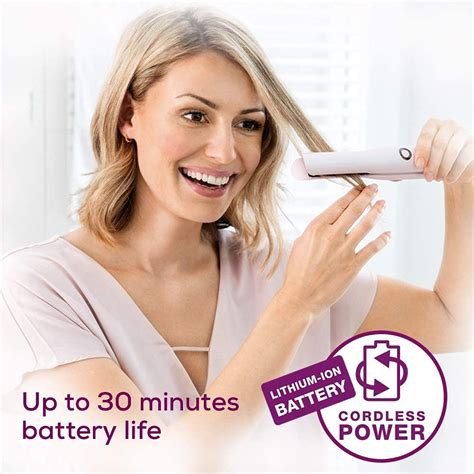 "HS 20 Rechargeable Hair Straightener - Sleek and Portable Styling ...