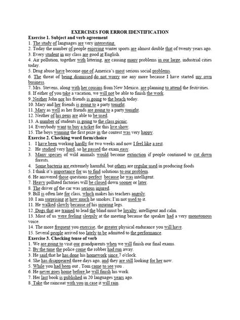 Image result for Error Detection Practice Set