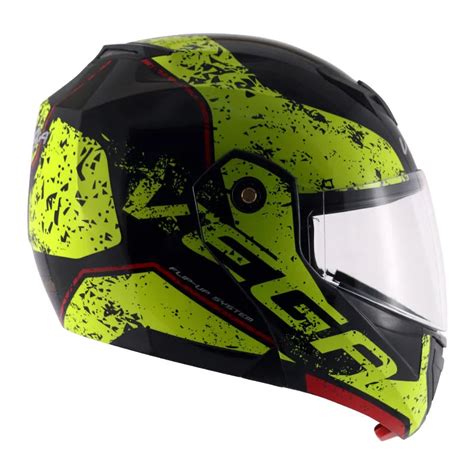 VEGA Crux Dx Victor Black Neon Yellow Full Face Helmet – Sparkly Helmets