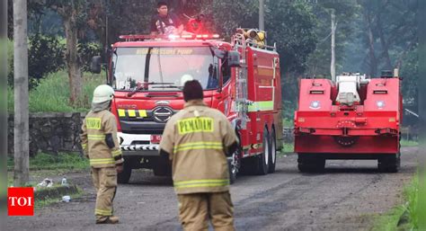 Fire at Indonesian ammunition depot extinguished, military says - Times ...