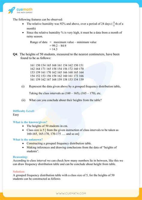 Class 9 Math Exercise 14.2 的图像结果