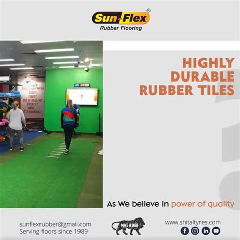 Rubber Tiles - Gym Rubber Tiles Manufacturer from Ahmedabad