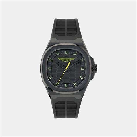 Aml Icon Men Quartz Black Dial Analog Silicone Watch MTIG1F5033E – Just ...