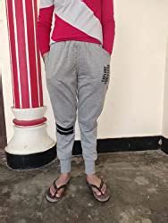 UZARUS Women's Cotton Slim Fit Joggers Track Pants with 2 Zippered ...